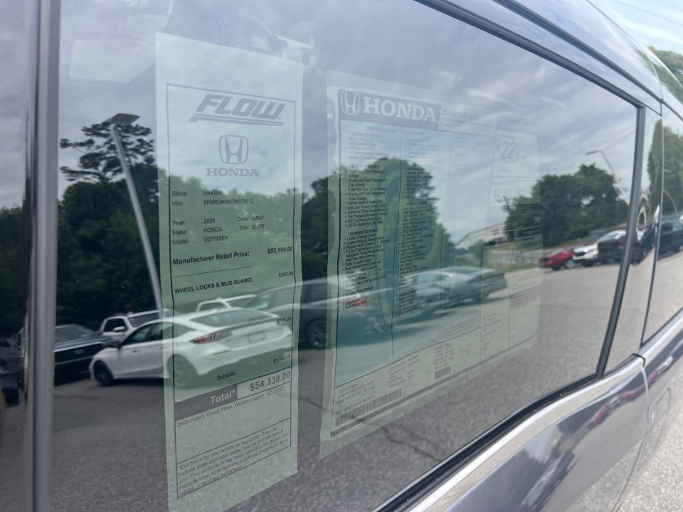 2026 Honda Odyssey Elite