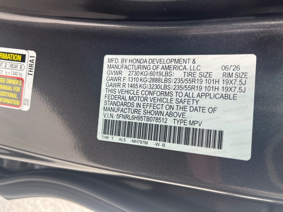 2026 Honda Odyssey Elite