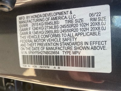 2022 Honda Pilot Special Edition