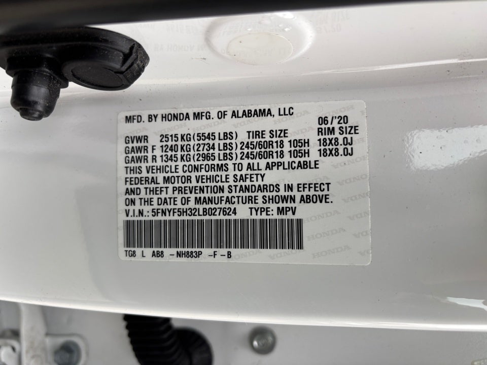 2020 Honda Pilot 2WD EX