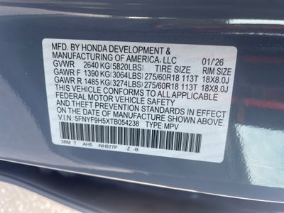 2026 Honda Passport AWD TrailSport