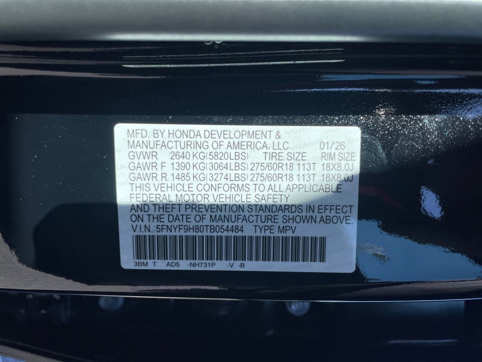 2026 Honda Passport AWD TrailSport Elite