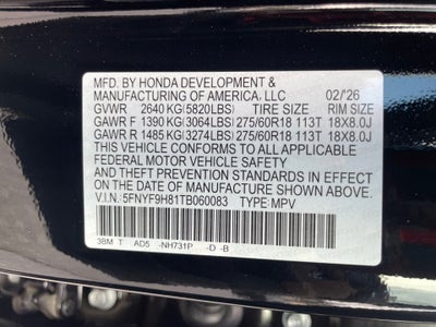 2026 Honda Passport AWD TrailSport Elite