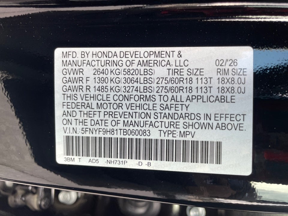 2026 Honda Passport AWD TrailSport Elite