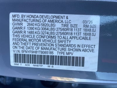 2026 Honda Passport AWD TrailSport Elite
