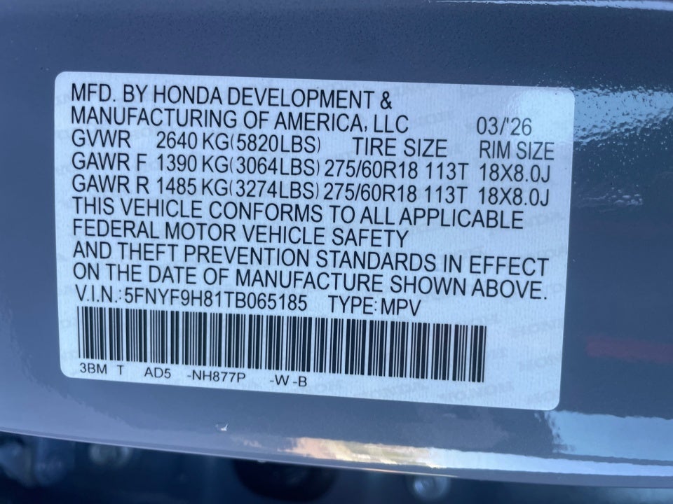 2026 Honda Passport AWD TrailSport Elite