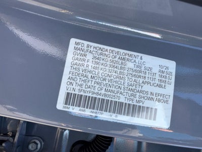 2027 Honda Passport TrailSport Elite