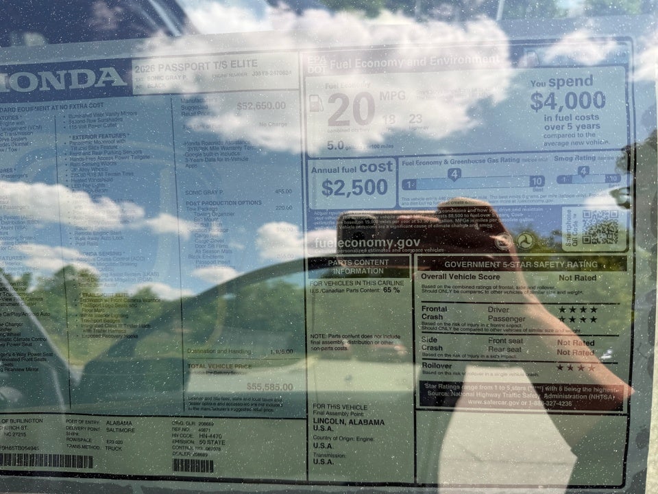 2026 Honda Passport AWD TrailSport Elite