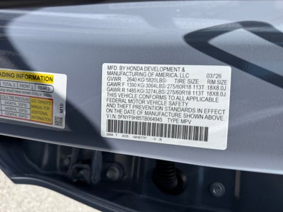 2026 Honda Passport AWD TrailSport Elite