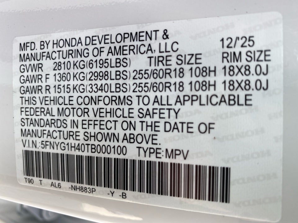 2026 Honda Pilot EX-L