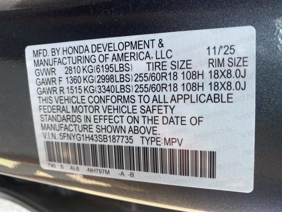 2025 Honda Pilot EX-L