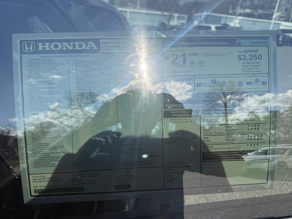 2026 Honda Pilot EX-L