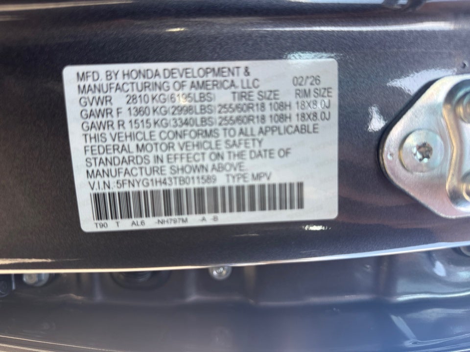 2026 Honda Pilot EX-L