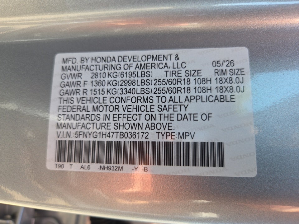 2026 Honda Pilot EX-L