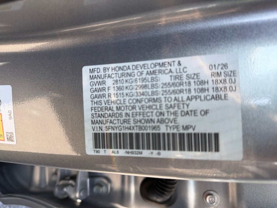 2026 Honda Pilot EX-L