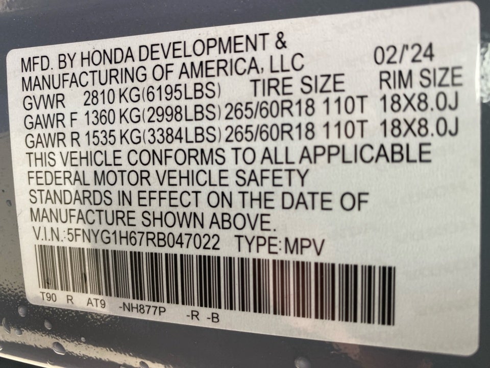 2024 Honda Pilot TrailSport