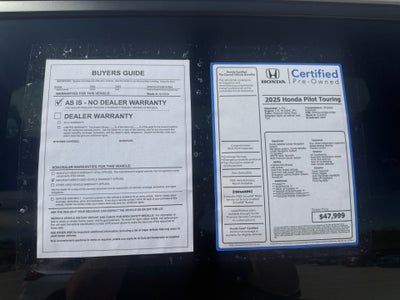 2025 Honda Pilot Touring