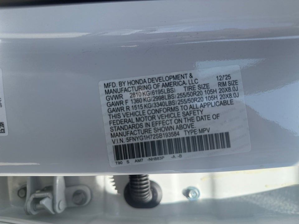 2025 Honda Pilot Touring