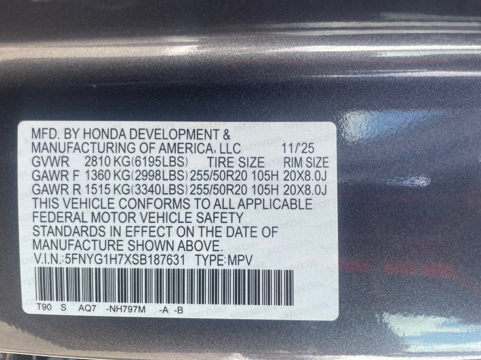 2025 Honda Pilot Touring