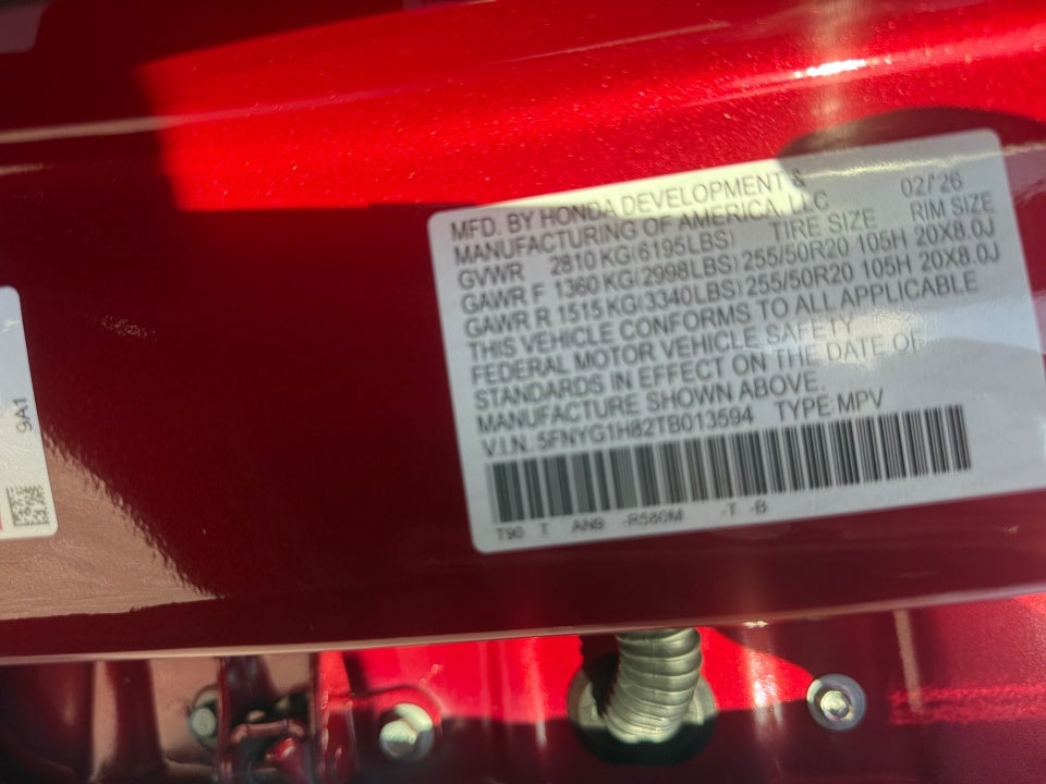 2026 Honda Pilot Elite