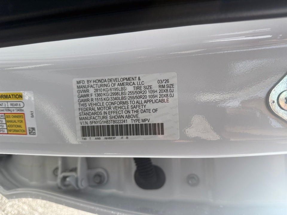 2026 Honda Pilot Elite