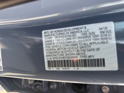 2026 Honda Pilot Elite