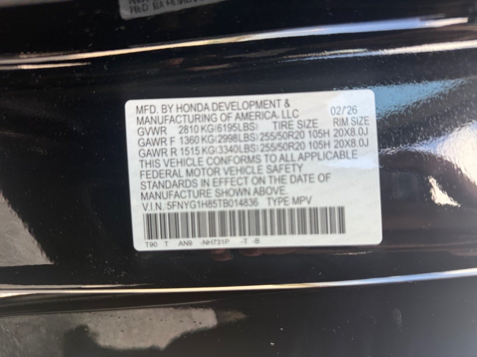2026 Honda Pilot Elite