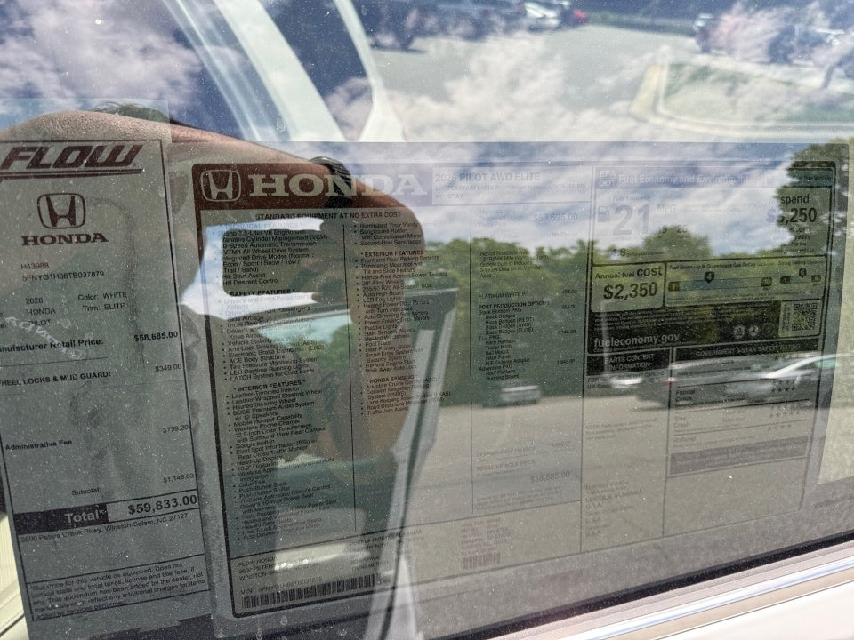 2026 Honda Pilot Elite