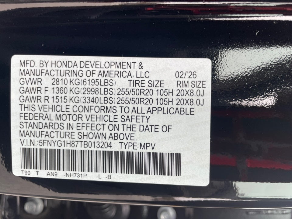 2026 Honda Pilot Elite