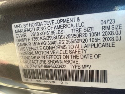 2023 Honda Pilot AWD Elite