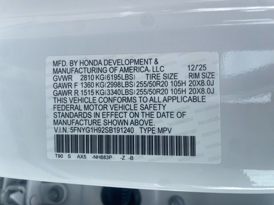 2025 Honda Pilot Black Edition