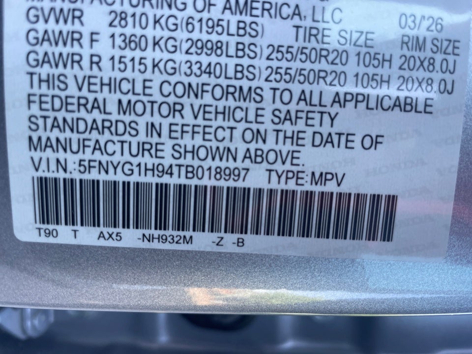 2026 Honda Pilot Black Edition