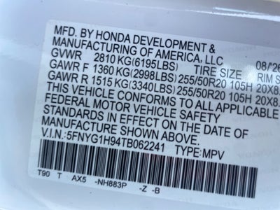2026 Honda Pilot Black Edition