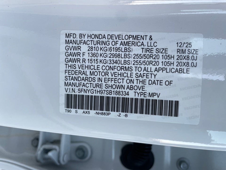 2025 Honda Pilot Black Edition