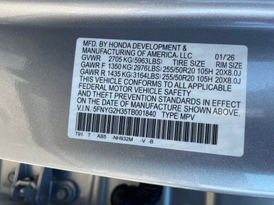 2026 Honda Pilot Sport