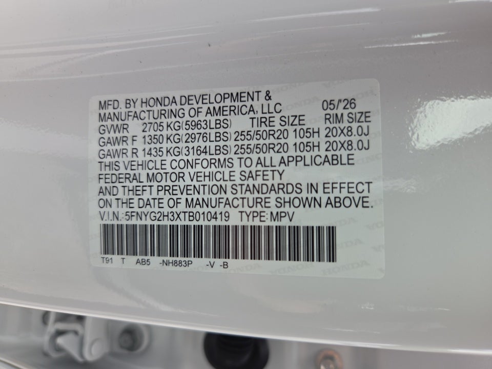 2026 Honda Pilot Sport