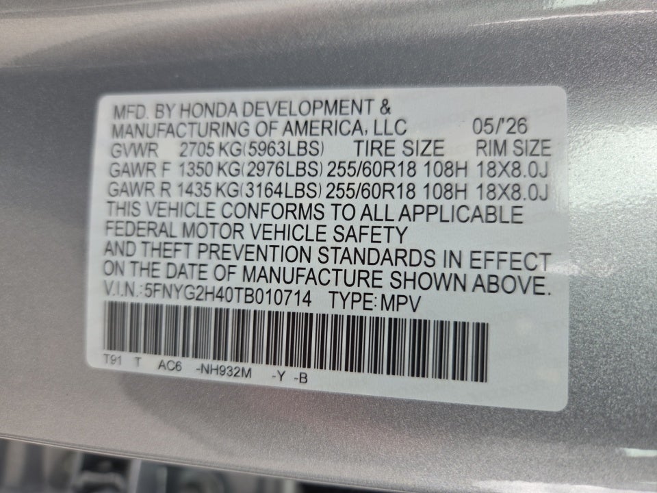 2026 Honda Pilot EX-L