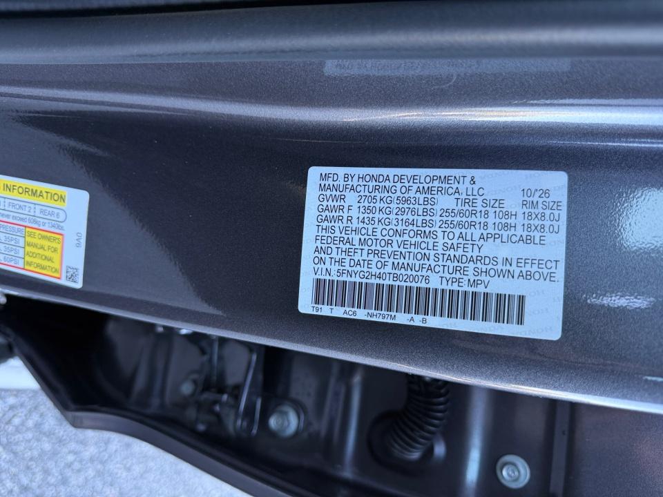 2026 Honda Pilot EX-L