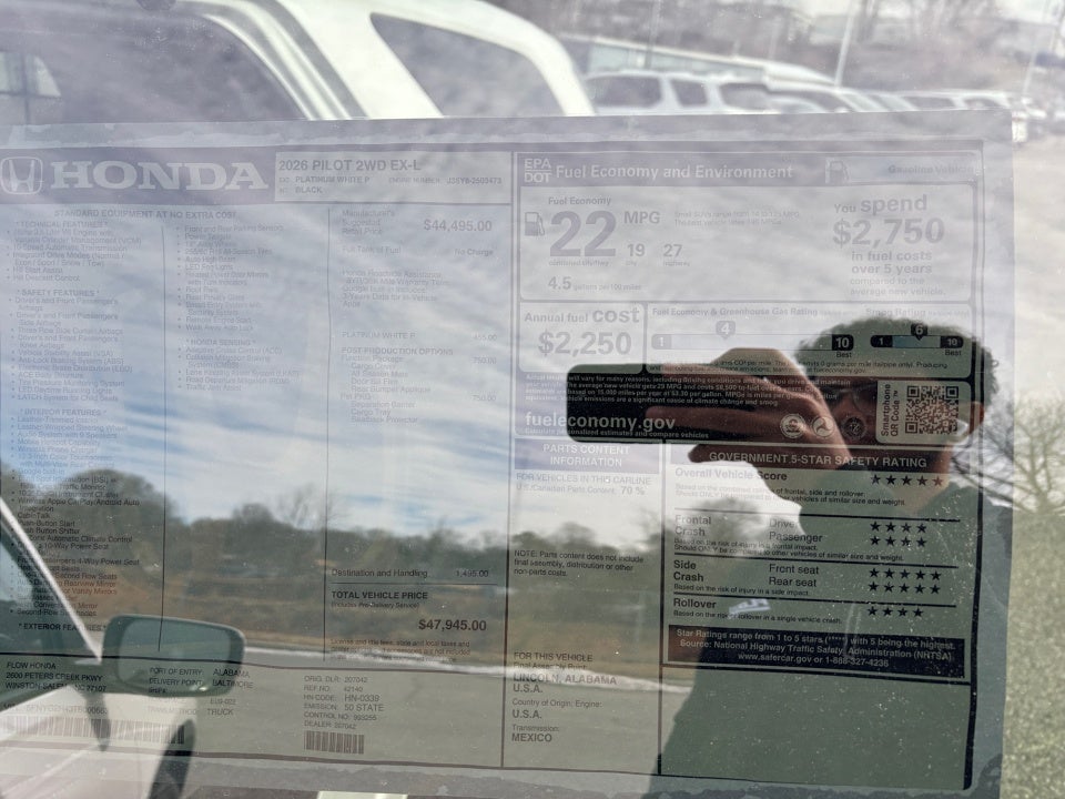 2026 Honda Pilot EX-L