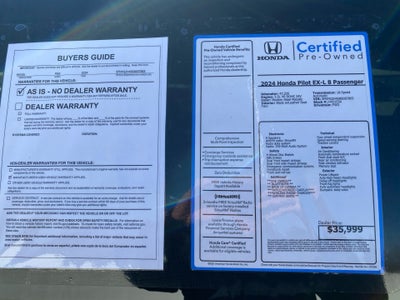 2024 Honda Pilot EX-L 8 Passenger