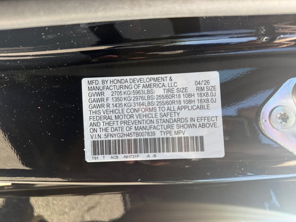 2026 Honda Pilot EX-L