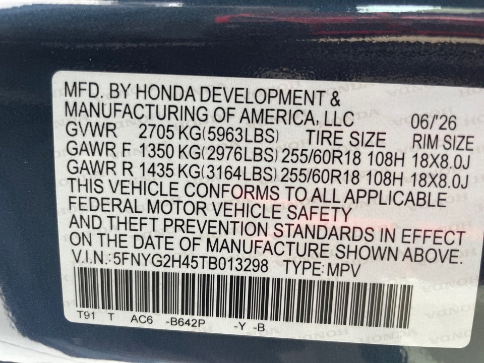 2026 Honda Pilot EX-L