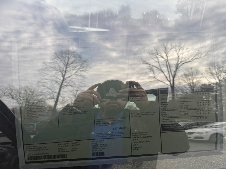 2026 Honda Ridgeline RTL