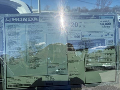 2026 Honda Ridgeline RTL