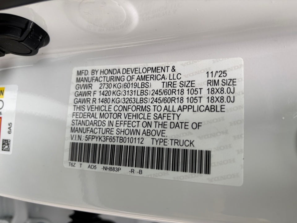 2026 Honda Ridgeline TrailSport