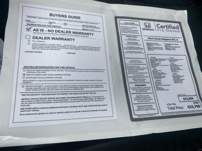 2023 Honda Ridgeline RTL-E