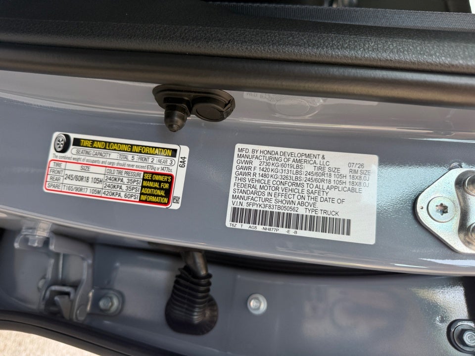 2026 Honda Ridgeline Black Edition