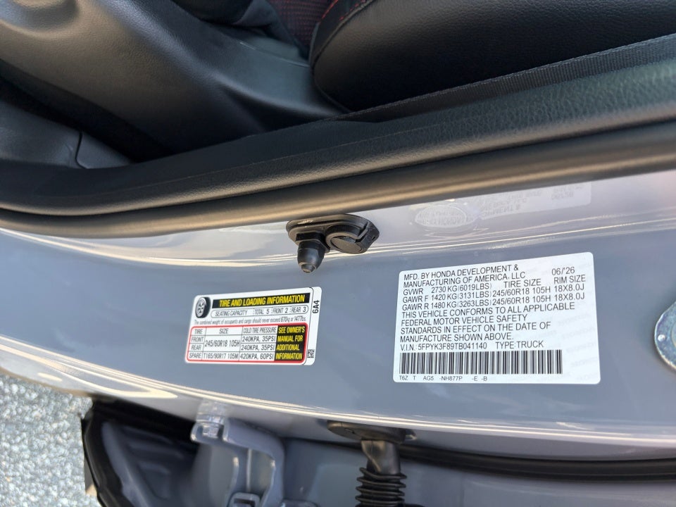 2026 Honda Ridgeline Black Edition