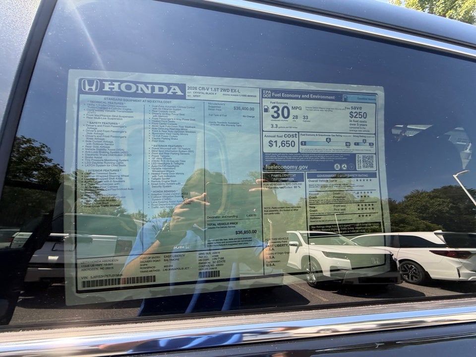 2026 Honda CR-V EX-L 2WD