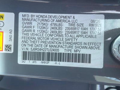 2026 Honda CR-V LX